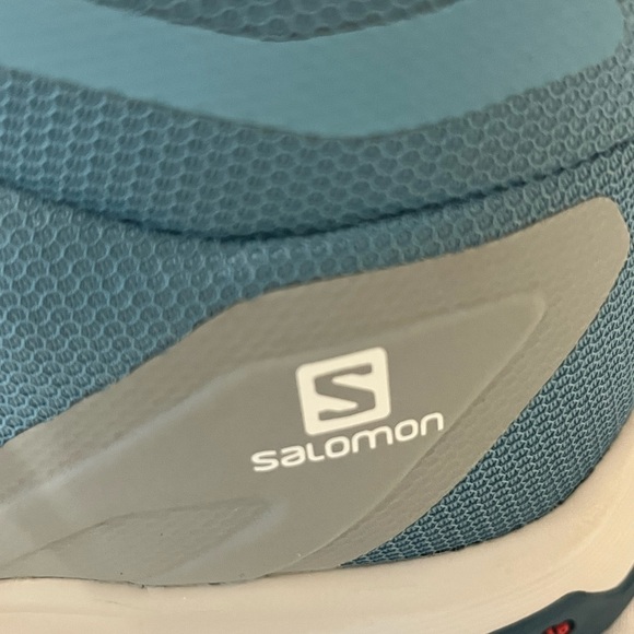 Salomon Woman's Vaya Blaze Blue Gray Mid-Top Hiking Waterproof Winter Boots SZ 7 - Picture 5 of 13